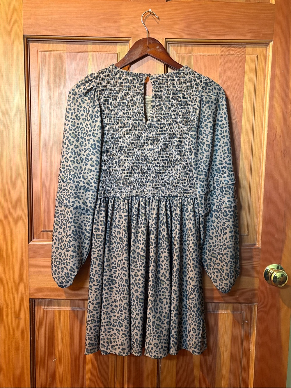American Eagle Leopard Dress Long Sleeve Small - Picture 4 of 10